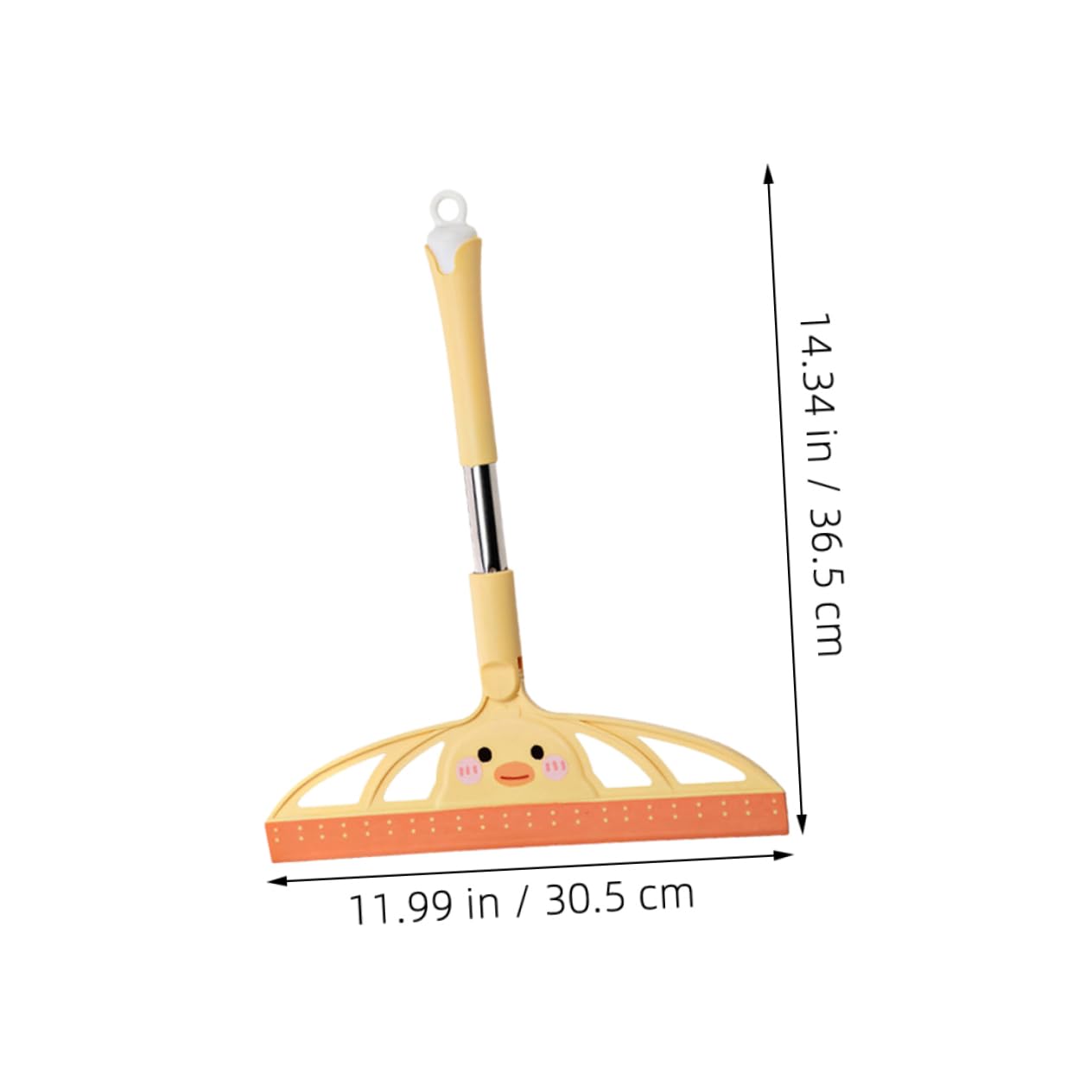 Unomor 2Pcs Multi Functional Squeegee Window Cleaner Lightweight for Shower Glass Doors Mirrors Tiles Car Windows Durable Design Yellow Green