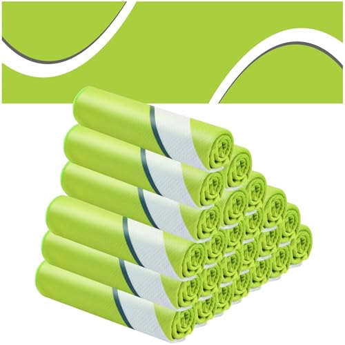 Sel Natural 24 Pcs Tennis Cooling Towels 40'x12' Sport Towels Breathable Chilly Ice Towel Fast Drying Microfiber Towel for Coach Team Gift Sport Party Favors