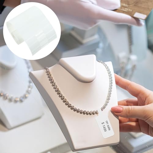 Étiquettes bijoux imperméables et inscriptibles en rouleau de 1000