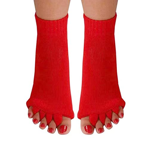 Image of AIBEARTY 1 Pair Yoga Sport Gym Five Toe Separator Socks
