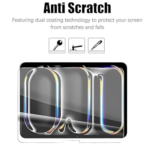 Image of Tempered Glass for iPad Pro 13 inch (M4 2024) Screen Protector Guard for iPad Pro 13 inch (M4 2024) Tablet - 1 Pack