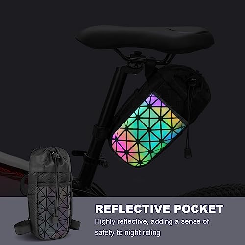 Minicoco Bike Water Bottle Holder - Drinks Holder for Pram Scooter, Wheelchair, Black, 11.0cm*7.0cm*25.0cm - Image 3