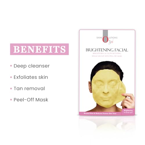 O3+ Brightening Facial Kit with Peel Off Power Mask (45gm) - Image 4