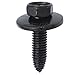 Rexka M8-1.25 X 30mm Metric Hex Head Sems Bolts for GM 11501188 (Pack of 30)
