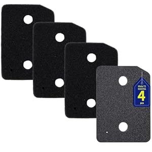 4 Stück Trockner Filter für Miele T1 9164761 Wärmepumpentrockner, Fein/Grob 207 x 157 x 30mm Wäschetrockner Sockelfilter, Filter für Miele T1 Ersatzteil