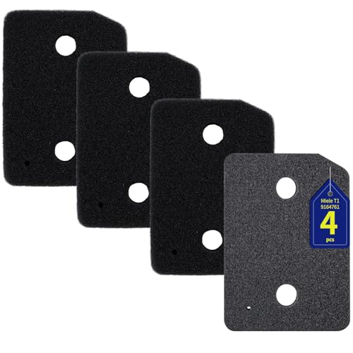 4 Set Filtro Asciugatrice Miele per Miele T1 9164761,Asciugatrice Miele Filtro Adatto a Tutte le Asciugatrici a Pompa di Calore Miele T1