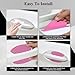 QZTYTY 4PCS Car Door Handle Cup Scratch Protector, Car Door Handle Sticker, Scratch Auto Door Protective Film, Car Accessories Car Door Handle Protective Films Universal for Cars (Pink, 4PCS)