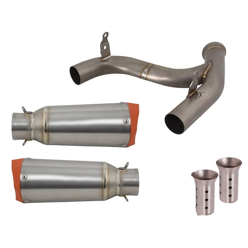 Silenziatore Moto Universale 51mm – Terminale Scarico In Acciaio Inox Per Migliorare Potenza E Suono