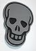 Toejamr Snowboard Stomp Pad - Large Skull - Gray