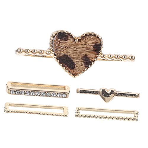 SHINEOFI 5Piezas Anillos Decorativos para Correa Silicona Accesorios para Personalizar Banda de Elegante y Resistente Desgaste