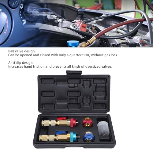 Kit extractor e instalador de válvula R134A para auto miniatura 3