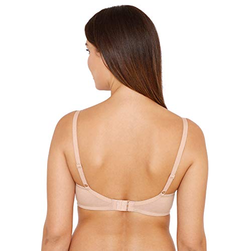 Image of Zivame Essentials Double Layered Non Wired Full Coverage T-Shirt Bra - Skin