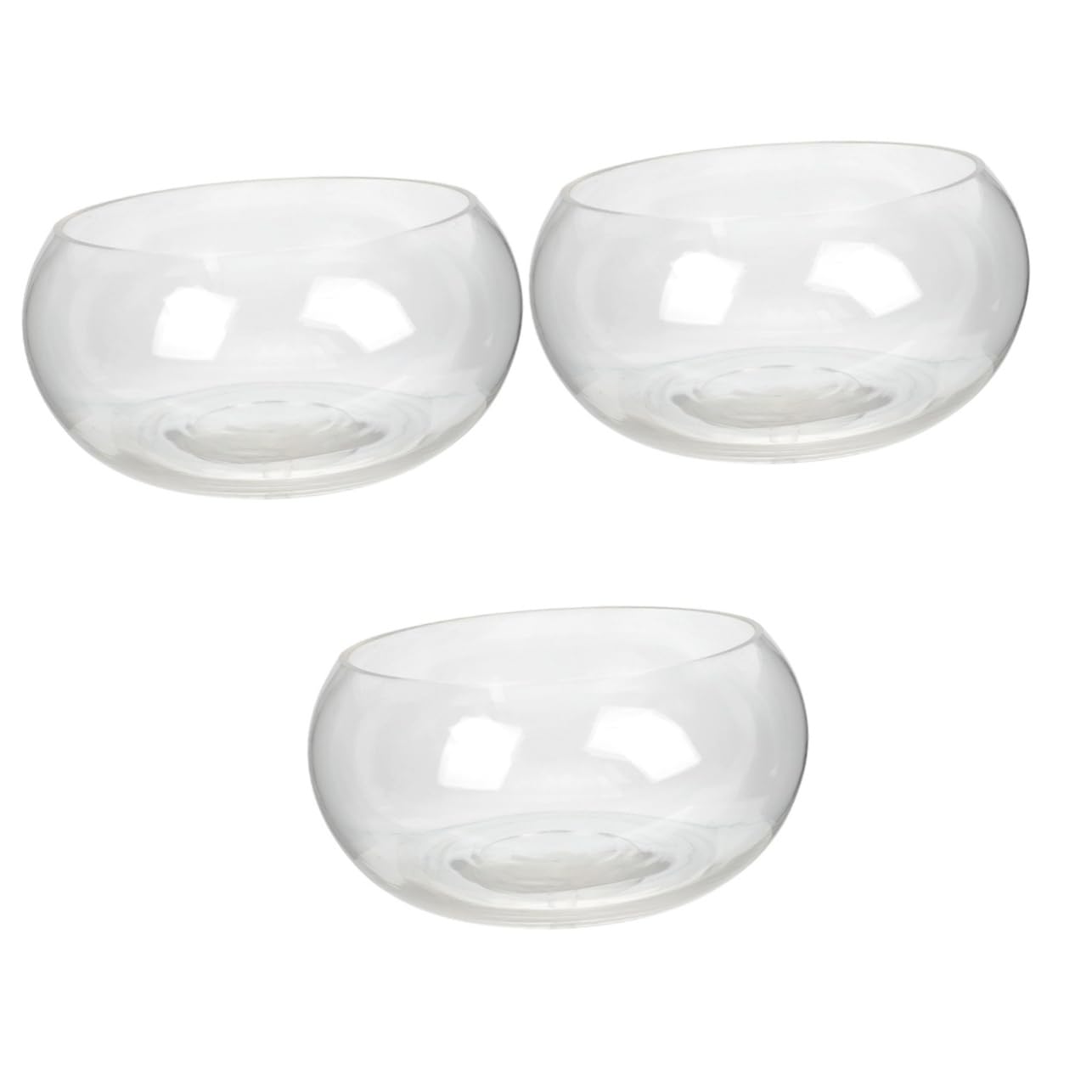 VANZACK 3piezas Jarrón De Transparente para Decoración De Escritorio Pecera para De y Terrario para y