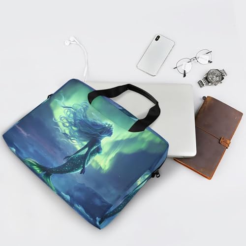 Funda para portátil ALAZA Mermaid Northern Lights 13-15.6 pulg miniatura 7