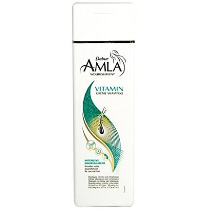 Dabur Amla Vitamin Crème Shampoo (Intensive Nourishment) 400ml. Provides extra nourishment for normal hair.