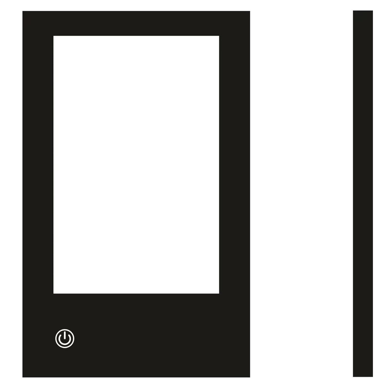 Portamenú Iluminado LED A5, Soporte de Menú Retroiluminado Recargable USB, Carpeta de Menú Vista Clara de Página Simple/Doble con Ribete de Cuero, para Restaurante, Bar, Café, Hotel SinglePage