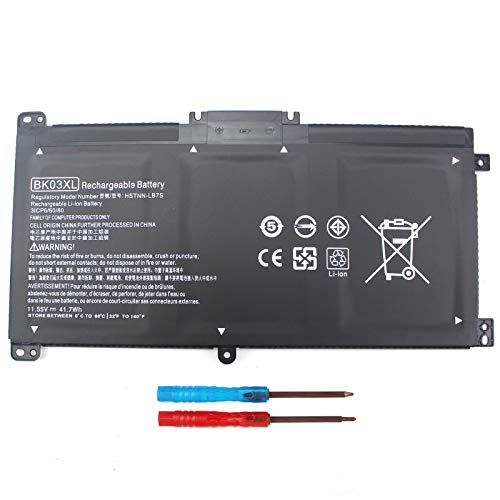 Laptop Bk03Xl 916811-855 Battery For Hp Pavilion X360 Convertible 14-Ba000 14M-Ba0Xx 14M-Ba000 14M-Ba011Dx 14M-Ba013Dx 14M-Ba015Dx 14M-Ba114Dx 14-Ba253Cl 14-Ba125Cl 14-Ba175Nr 916366-421 541 Lb7S Ub7G #TOP14