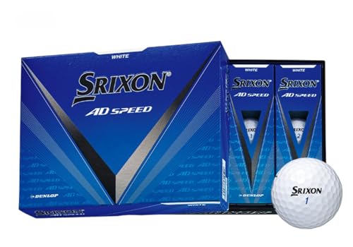 ゴルフボール スリクソン AD SPEED ホワイト[1ダース/12球入り]