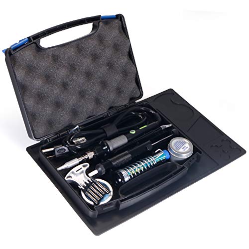 YIHUA 947-V Soldering Iron Tool Kit with Adjustable and Precise Temperature, 3 LED
