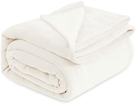 Bedsure Fleece Blanket Sofa Throw - Versatile Blanket Fluffy Soft Throw for Bed and Couch Twin / Double, Brown, 150x200cm