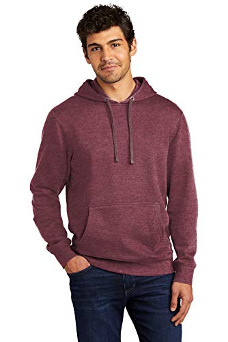 District V.I.T. Fleece Hoodie, Heathered Cardinal, XL