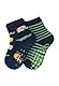Sterntaler Baby-Jungen ABS-Söckchen DP Safari+Ringel Hausschuh-Socken, Marine, 20