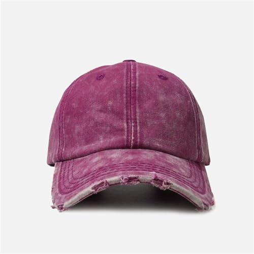 Image of Classic Washed Distressed Vintage Baseball Cap Unconstructed Soft Cotton Denim Dad Hat for Men Women