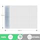 CCLIFE Hühnerzaun Geflügelnetz , Maschenweite 6.3 mm , Höhe 100 cm , Länge 2/5 m , Verzinkt Silber