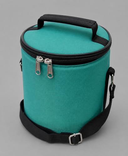 Image of Insulated Lunch Bag, Polyester, Water Resistant, for Office, School /Collage and Travelling, 1 Litre (Without Containers, Size-6.5 X 6 X 6)