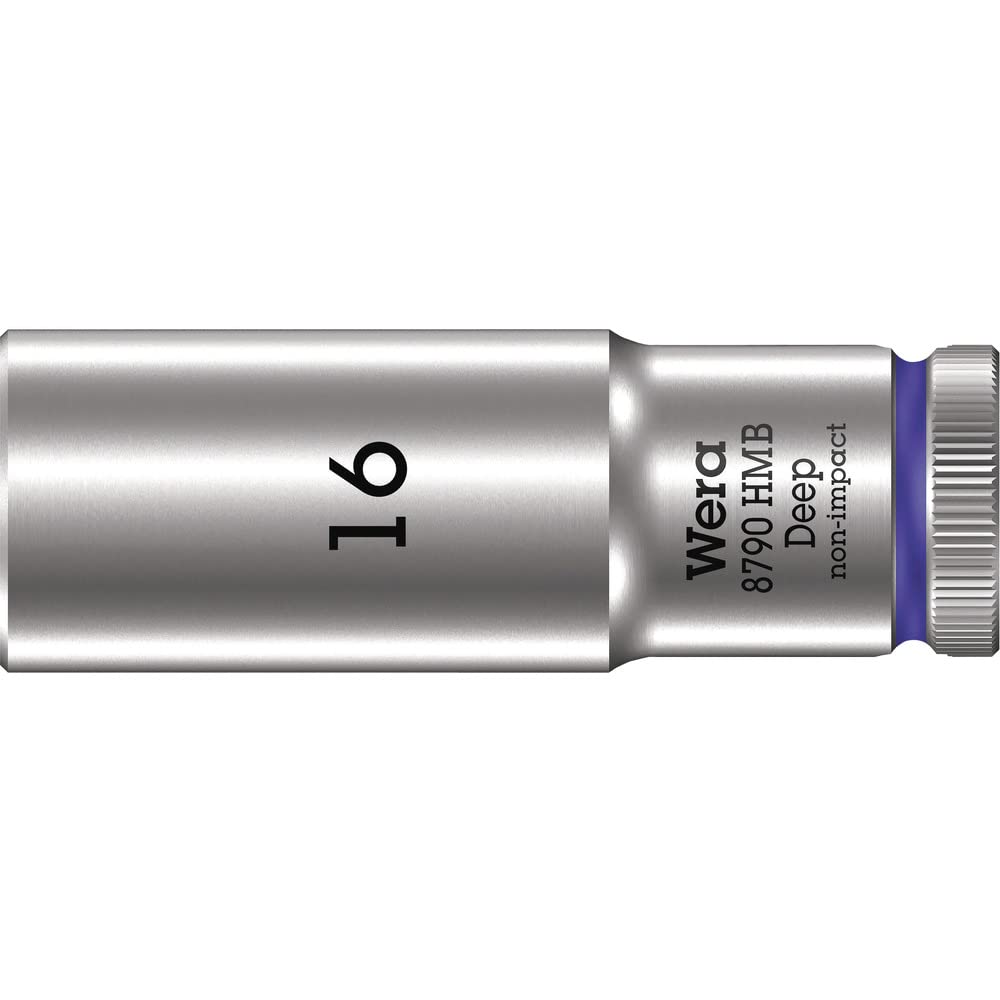 Wera 05004538001 8790 HMB Deep Socket, Purple, 16.0 mm