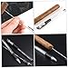 Healeved 2pcs Stainless Steel Cigar Draw Needle Tool Kit Cigar Tip Tool for Improved Airflow Comfortable Grip