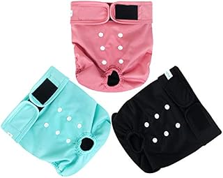 Paw Legend Reusable Female Dog Diapers(3 Pack,Medium)