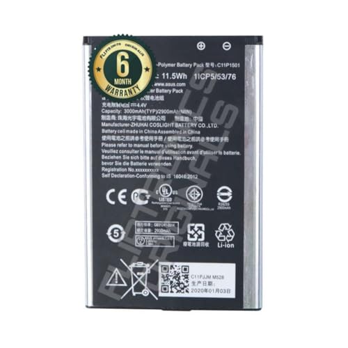 Image of C11P1501 Battery for ASUS Zenfone 2 Laser 5.5 inch /6 inch Selfie ZE550KL ZE601KL Z00LD Z011D ZD551KL Z00UD Battery with 6 Month Warranty **** (U259)