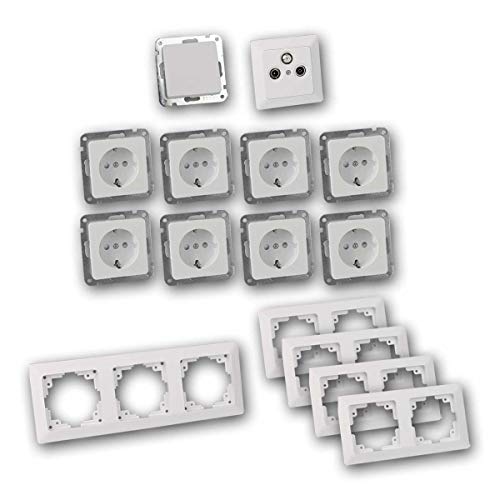 Preisvergleich Produktbild MILOS Set "Arbeitszimmer", 16-teilig, weiß