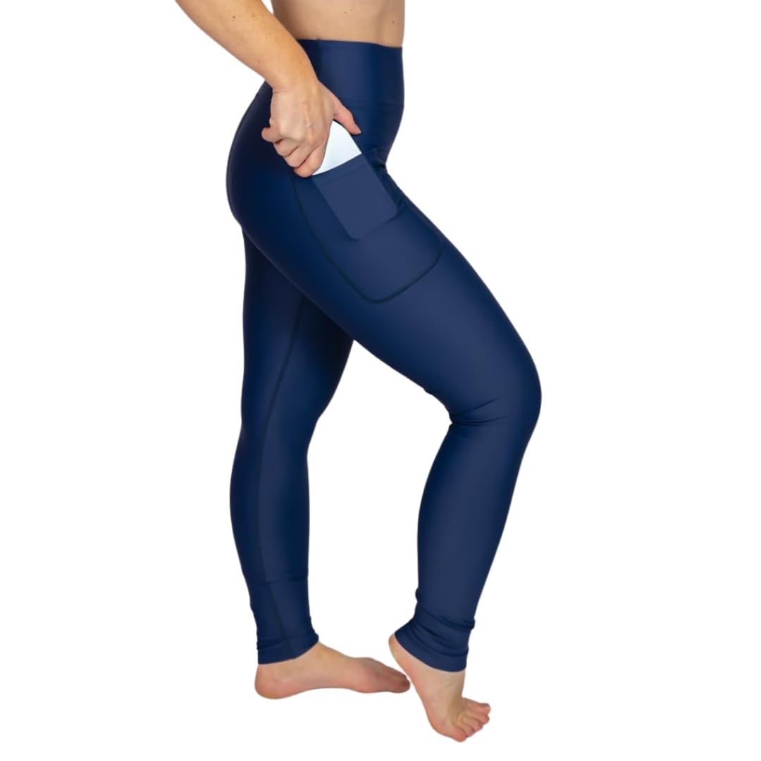 Leggings – Hohe Taille Blickdicht rutschfest mit Handytaschen – Bequem und stilvoll für den Alltag