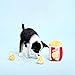 ZippyPaws Burrow- Interactive Dog & Puppy Toys for Boredom, Stimulating Pet Products to Keep Them Busy, Hide & Seek Plush Puzzles, Squeaky Toy for Enrichment, for Small & Medium Dogs- Popcorn Bucket