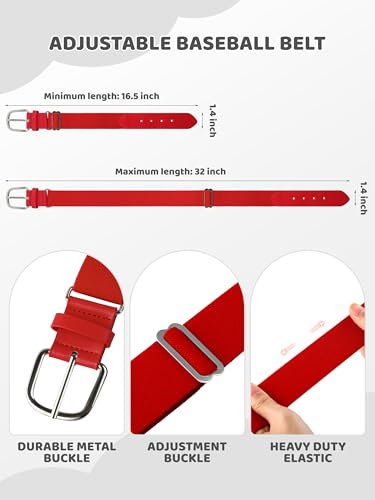 Toddler Baseball Socks and Belt Combo Set Cotton Youth Baseball Softball Socks Adjustable Belt for Boys Girls3