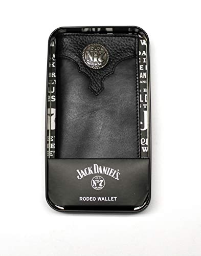 JD Men's Old No. 7 Collection Black Roper Wallet - Black4