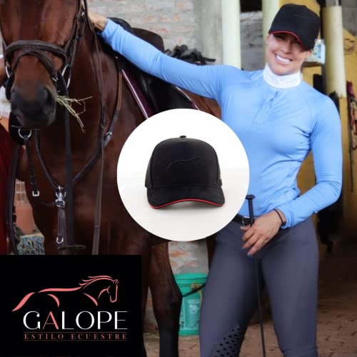 Galope Premium Cap Unisex Adjustable For Men Women Sports Outdoor Equestrian Sportswear (Brown) #TOP2