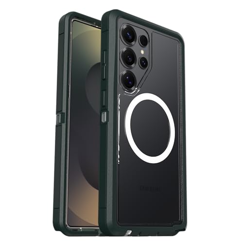 Image of OtterBox Samsung Galaxy S25 Ultra Defender Series XT Clear Magnet Case - Sagebrush Green