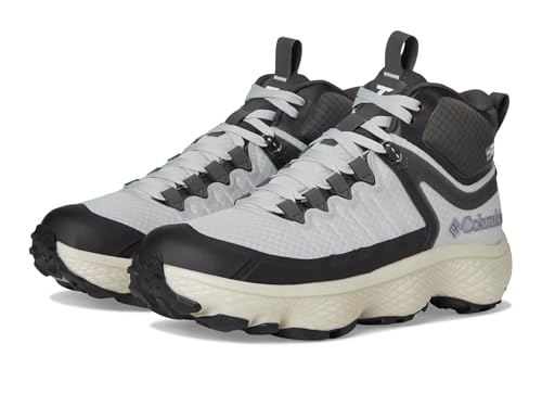 Columbia Women's Escape Thrive Titanium Mid Outdry Hiking Shoe, Grey Ice/Dark Grey, 9
