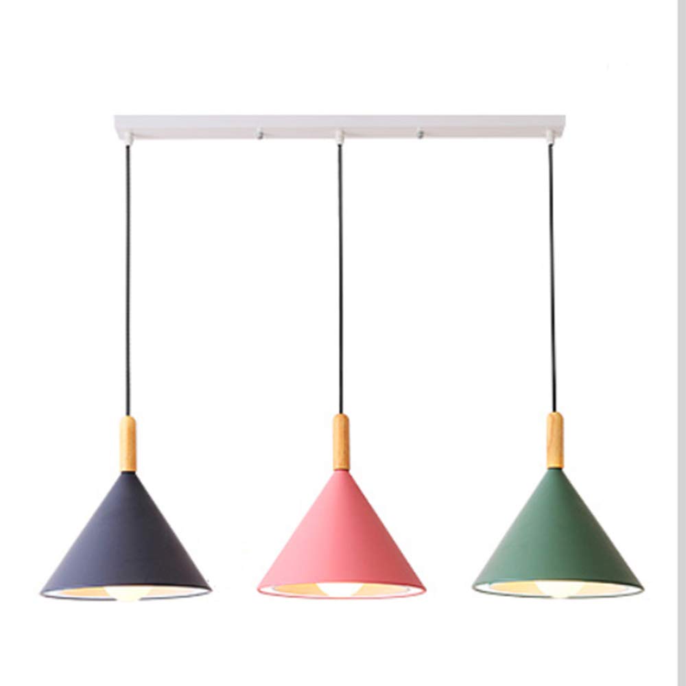 Plafondlamp Scandinavisch van - 1 lichtbronnen - L.6 x H.30 cm - eik