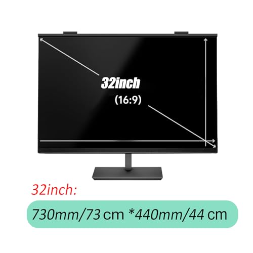 Pantalla de privacidad de 32" premium con tecnología antireflejo Stealth Shield 4