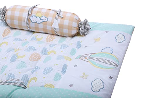 abracadabra-Cotton-Bedding-Set-3-Pieces-0-2-Years-88-cm-x-60-cm-Lost-in-Clouds-Orange