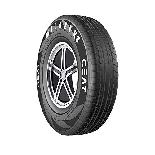 Image of Ceat 185 /70% R14 MILAZE X3 Tubeless Tyre with add-on Home Fitment option.