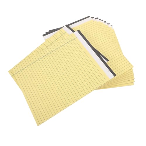 Bloc-notes papier légal jaune pour éviter les feuilles déchirées