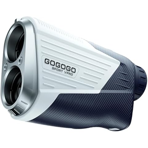 Gogogo Sport Vpro Golf Range Finder Laser 2500 Yards Rangefinder ZeroIn Disc Golfing with Slope Magnet (Blue) Cover