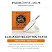 Bacha Coffee | Carnevale Fine Flavoured Coffee, Autograph Collection, 100% Arabica Specialty Coffee, Ground Beans, Medium Roast, 350g & 100% Cotton Filter, 125mm/4 fl oz Serving Size