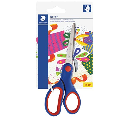 Tesoura Escolar 17cm, Staedtler, Noris Club, 965 17 NBK03