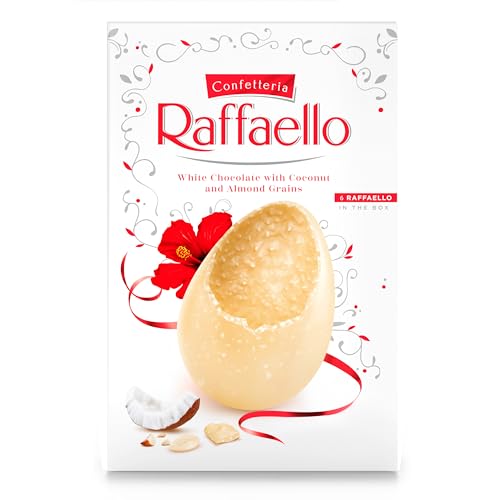 Ferrero Raffaello - Uovo di Pasqua 2026 al Cioccolato Bianco con...